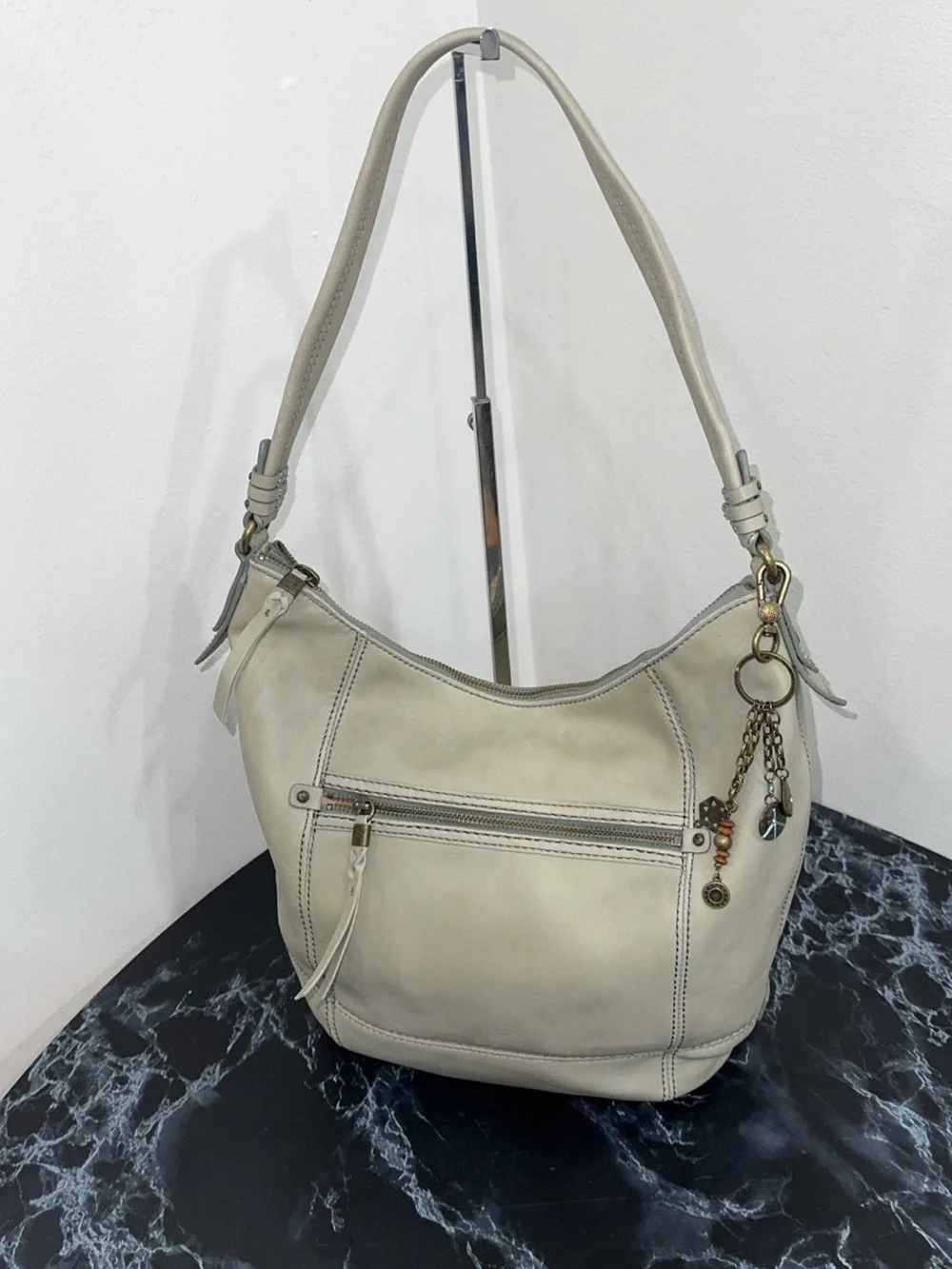 THE SAK Handbag Sequoia Hobo Leather Bag Meadow Light Green AUTHENTIC NEW